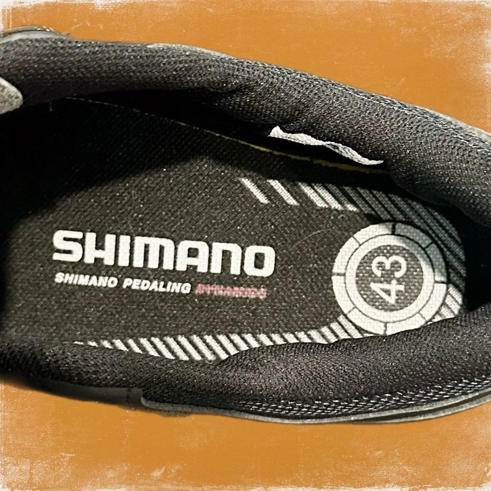 Shimano RP1 SH-RP100-S Black Road Cycling Shoes Mens 8.9 EU 43 SPD SPD-SL Cleats